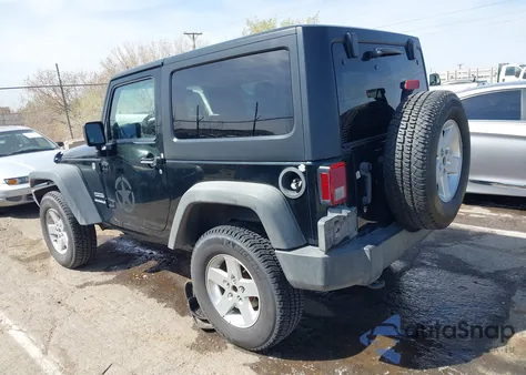 2012 Jeep Wrangler Sport из США, поврежденный, VIN 1C4AJWAG6CL201467